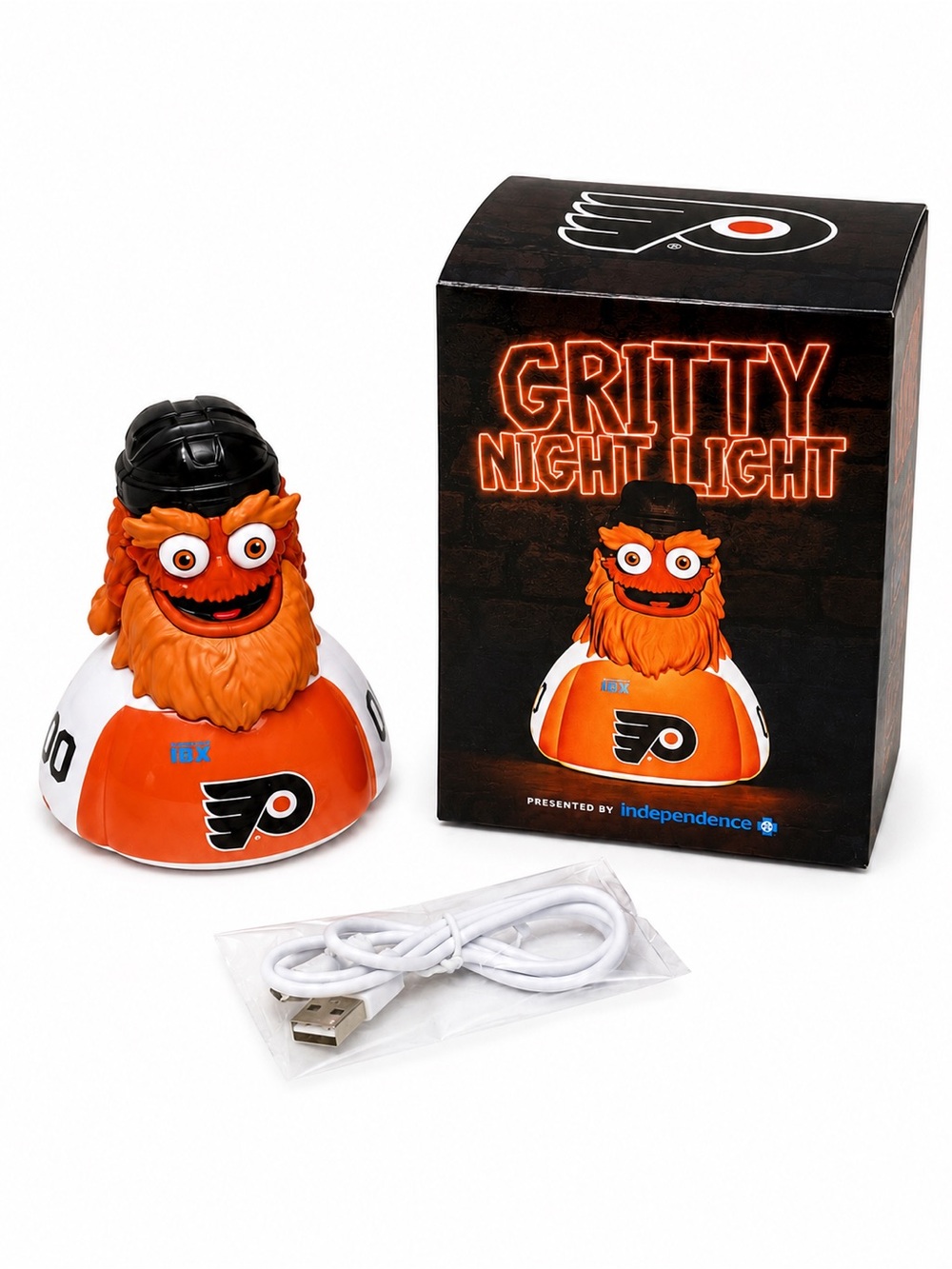 Philadelphia Flyers Gritty Night Light New in Box USB